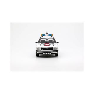 RENAULT 18 TURBO POLICE NATIONALE 1982 OttO mobile 1:18 Resinemodell (Türen, Motorhaube... nicht zu öffnen!)